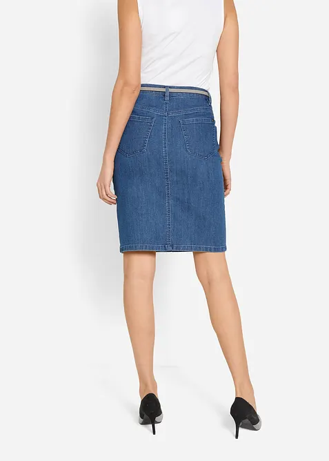 Denimskj&oslash;rt, stretch, bonprix
