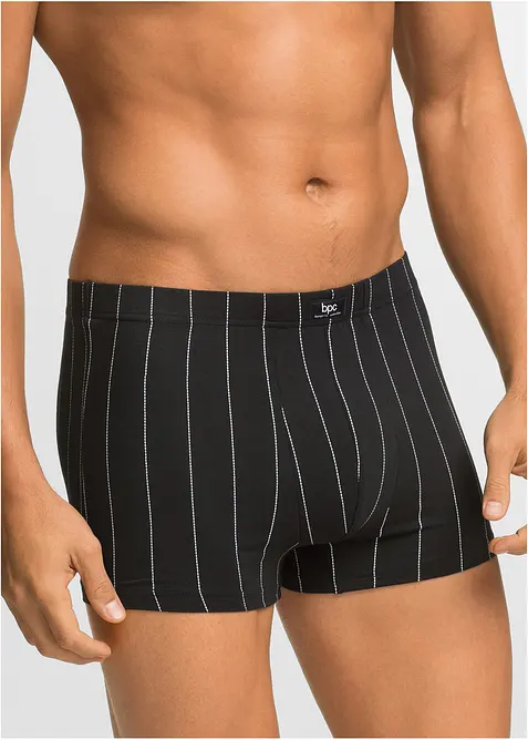 Boksershorts med bomull i ettersittende modell (3-pack), bonprix