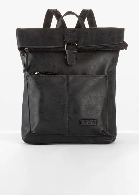 Ryggsekk med utvendig rom og spenne, bonprix