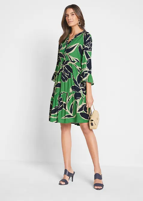 Tunikakjole i lett viskose, bonprix