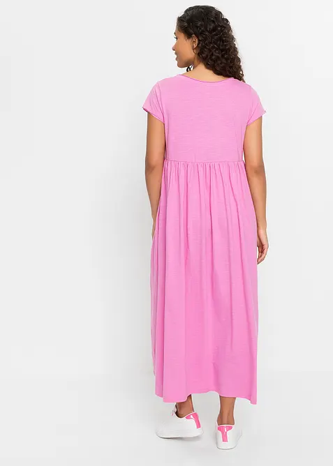 Trikotkjole i økologisk bomull, bonprix