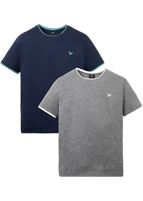 T-skjorte (2-pack), bonprix