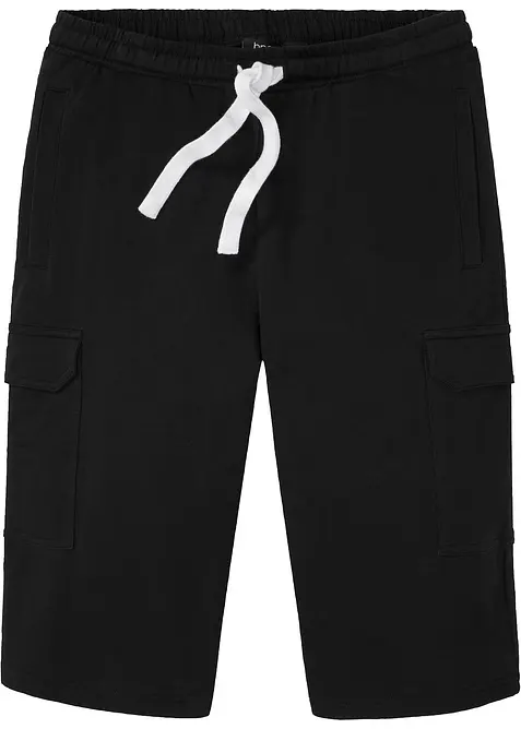 Sweat-bermudashorts i 100% &oslash;kologisk bomull, bonprix