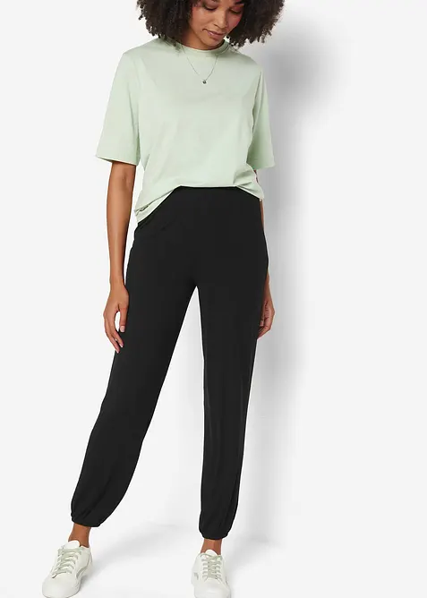 Bukse i viskosemiks, bonprix