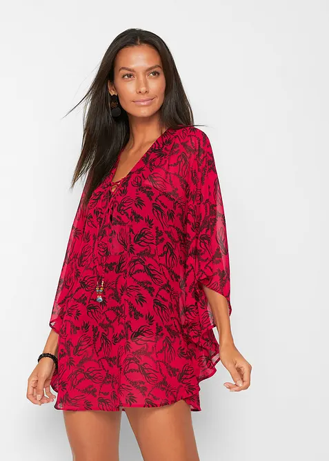 Strandtunika i lett chiffon, bonprix