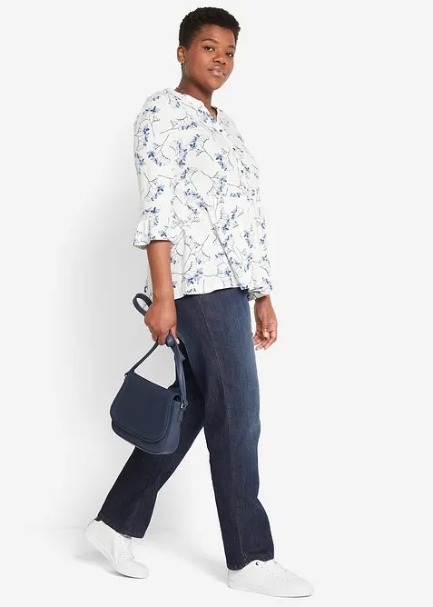 Trikottunika med 3/4-lange ermer, bonprix