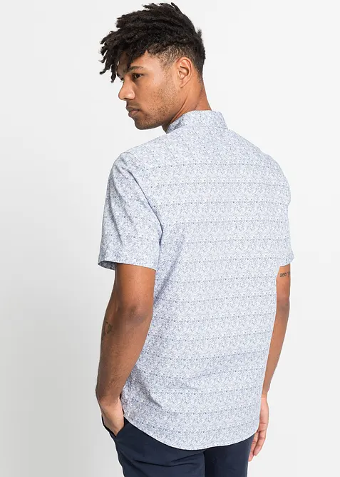 Kortermet skjorte i ren bomull, bonprix