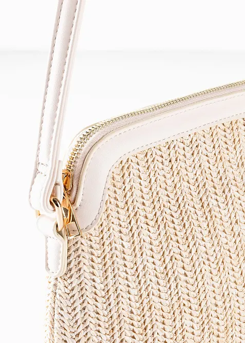 Skulderveske i str&aring;look, bonprix