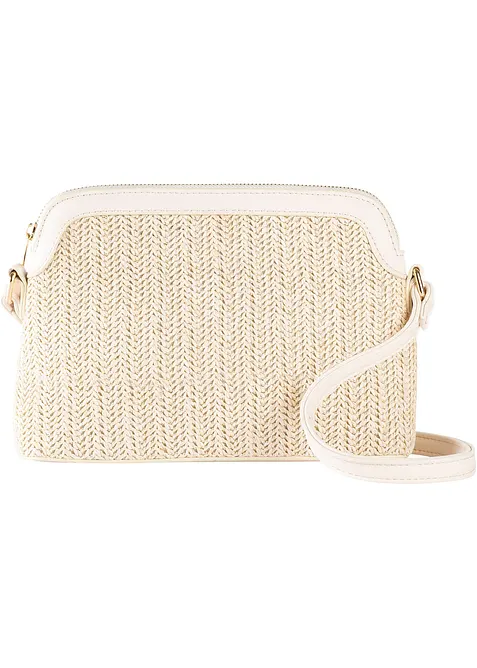 Skulderveske i str&aring;look, bonprix