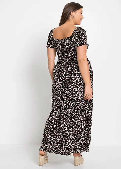 Maxikjole i viskosemiks, bonprix