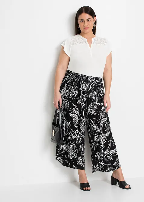 Bukse av strukturert viskose, bonprix