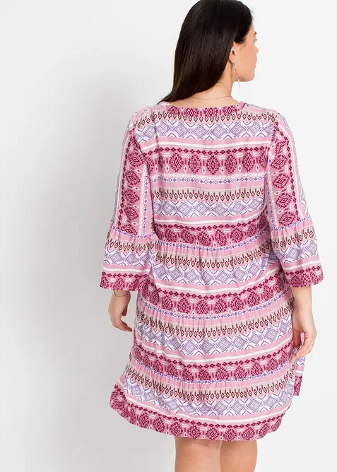 Tunikakjole av fint fallende viskose, bonprix