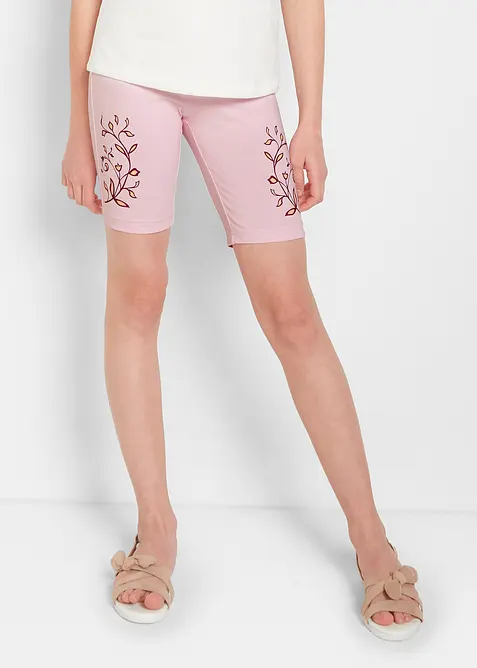 Sykkelbukse med økologisk bomull (2-pack), bonprix