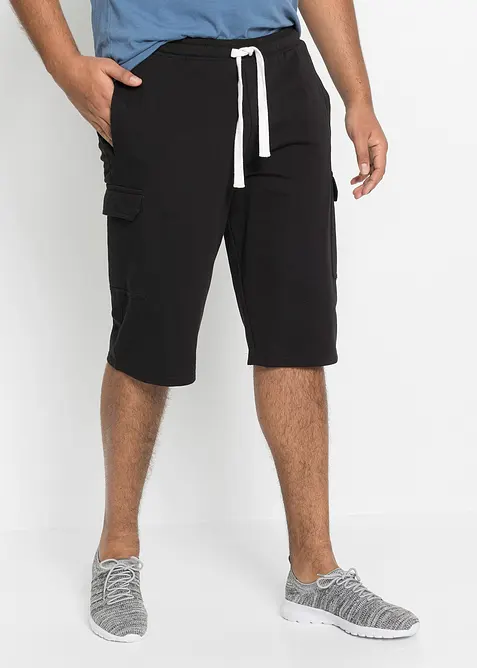 Sweat-bermudashorts i 100% &oslash;kologisk bomull, bonprix