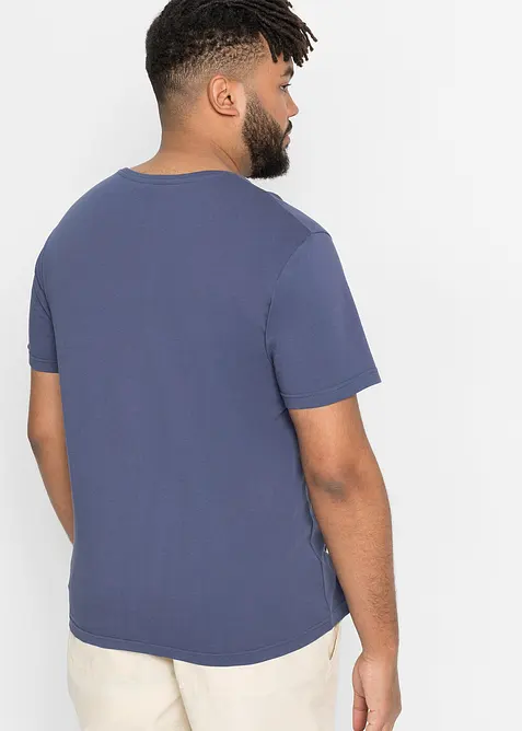 T-skjorte med V-hals (5-pack), bonprix