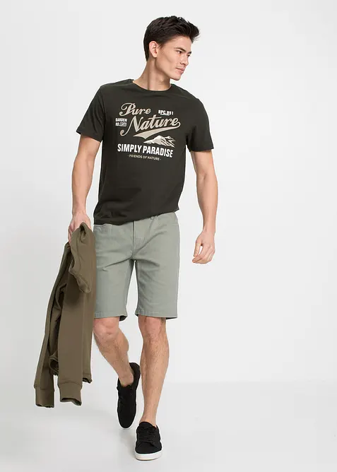 Bermudashorts i stretchmateriale, Regular Fit (2-pack), bonprix