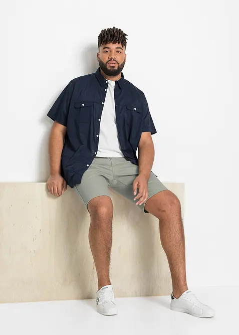 Bermudashorts i stretchmateriale, Regular Fit (2-pack), bonprix