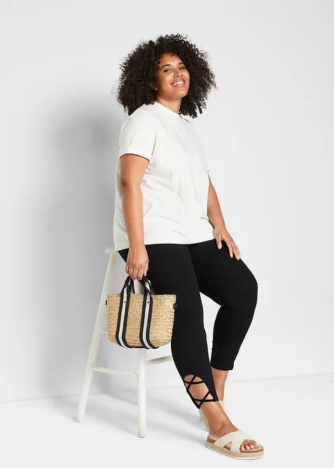 7/8-High Waist-leggings med &oslash;kologisk bomull, bonprix