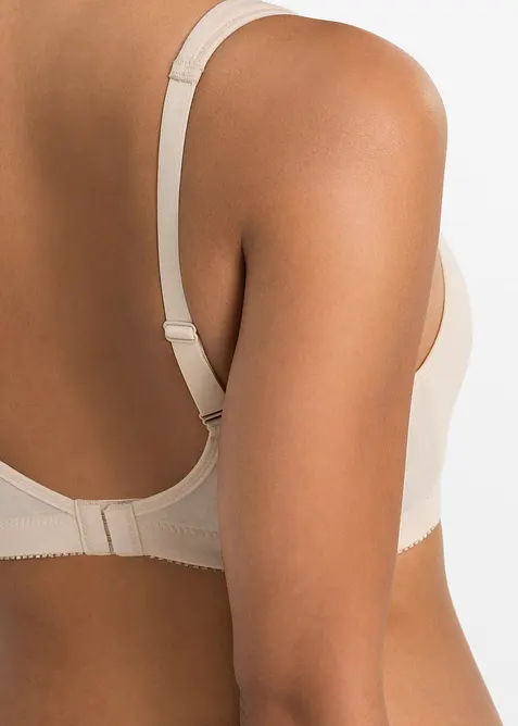 T-skjorte-BH uten spiler med bomull (2-pack), bonprix