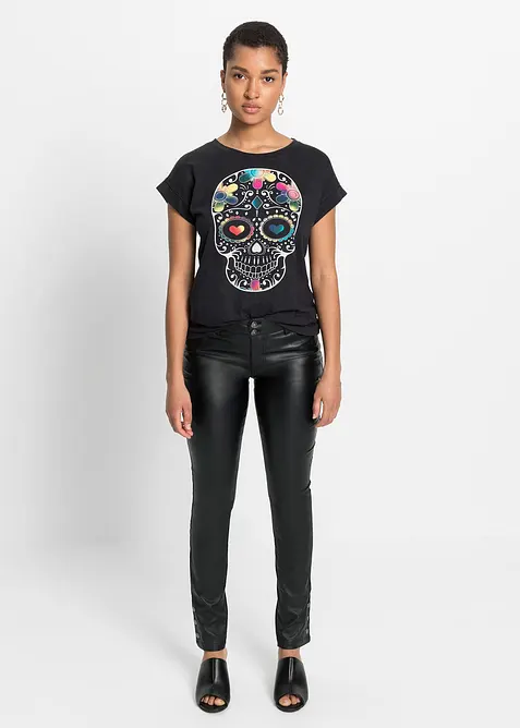 T-skjorte i myk viskosemiks, bonprix