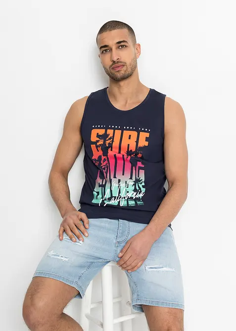 Singlet i Slim Fit (2-pack), bonprix