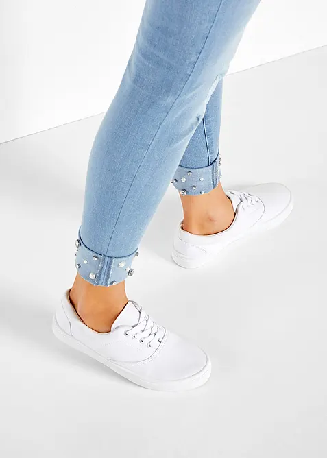 Sneakers i bomullskanvas, bonprix