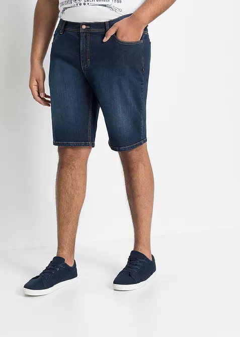 Bermudashorts i denim med stretch, Regular Fit (2-pack), bonprix