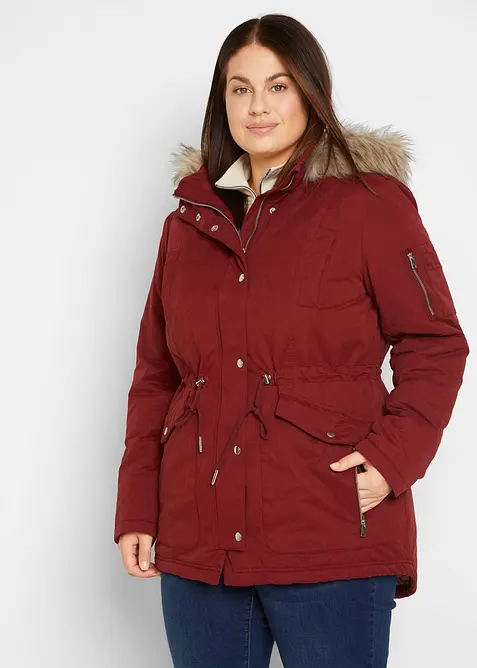 Varm, f&ocirc;ret parkas, bonprix