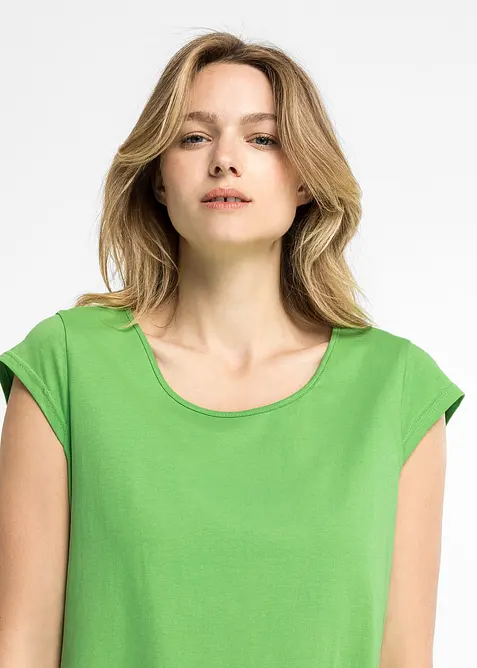 Kort nattkjole i 100% &oslash;kologisk bomull, bonprix