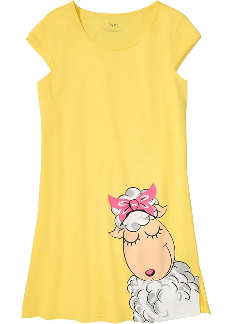 Kort nattkjole i 100% &oslash;kologisk bomull, bonprix