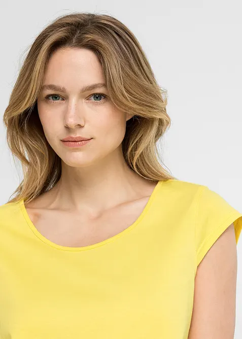 Kort nattkjole i 100% &oslash;kologisk bomull, bonprix