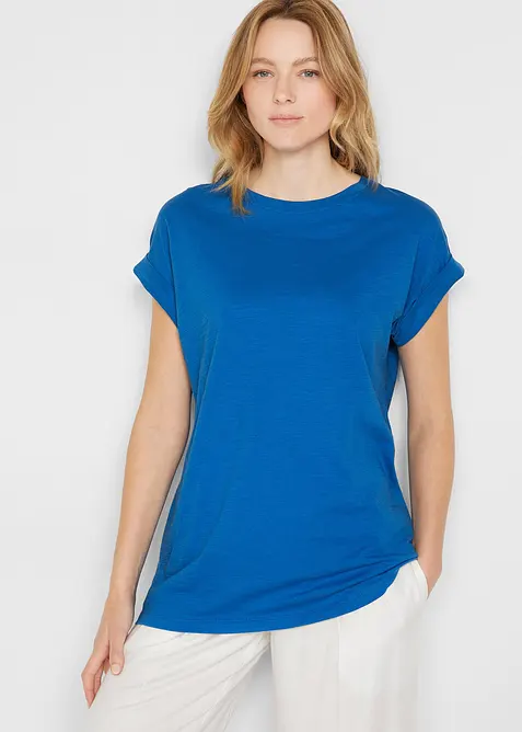 Lang topp av 100% &oslash;kologisk bomull (2-pack), bonprix