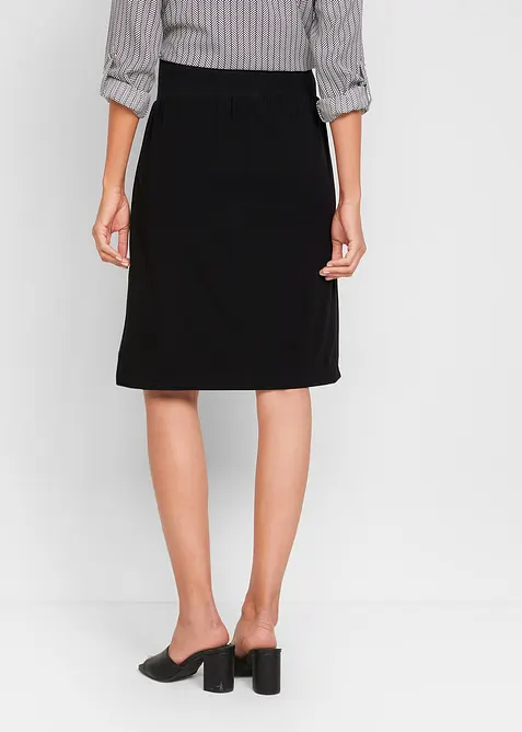 Bukseskjørt av elastisk bomullsmiks, bonprix