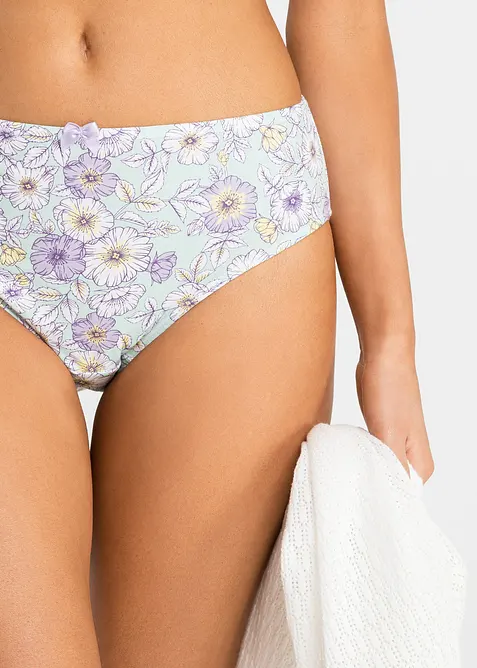 H&oslash;y truse med bomull (4-pack), bonprix