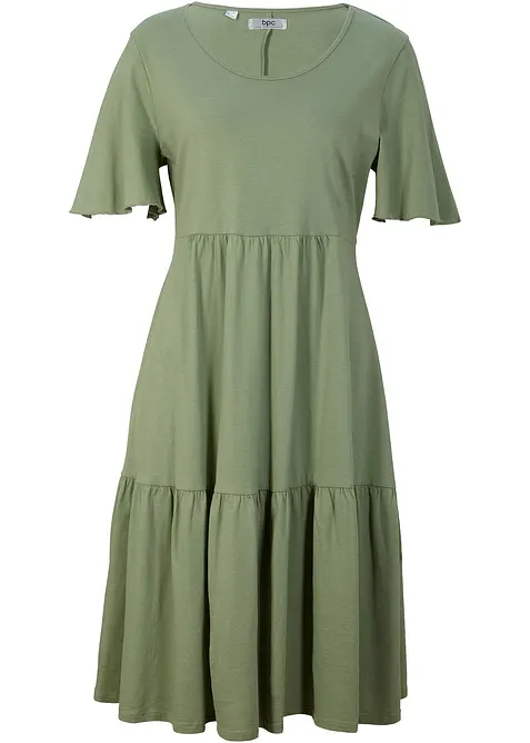 Jerseykjole i 100% bomull, bonprix