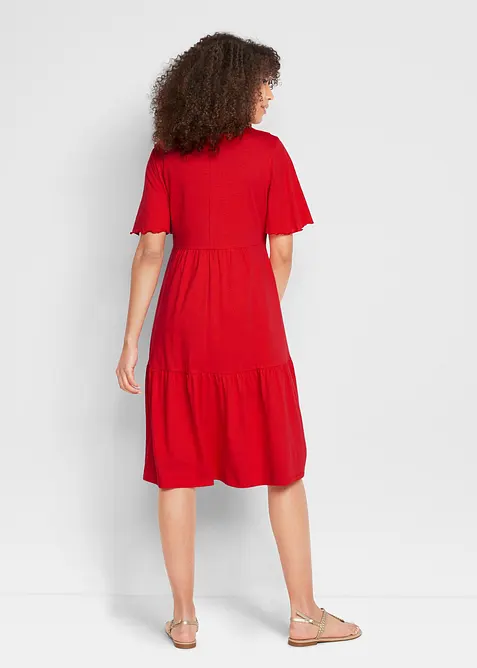 Jerseykjole i 100% bomull, bonprix