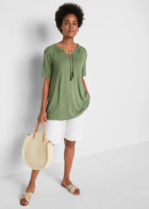 Lang topp i viskosemiks, bonprix