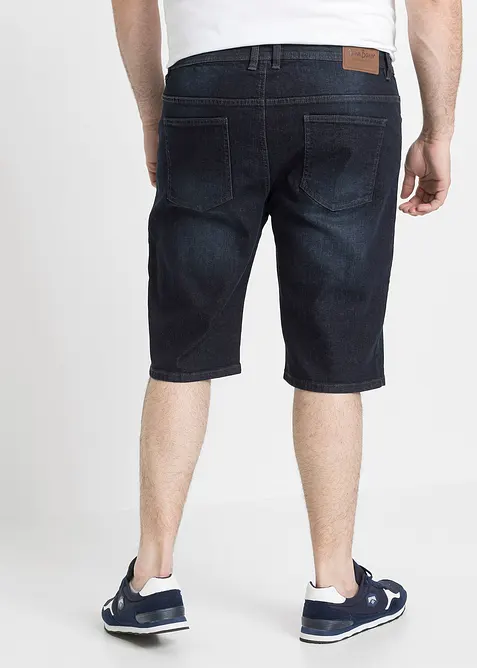 Bermudashorts i denim med stretch og forsterket skritt, Regular Fit, bonprix