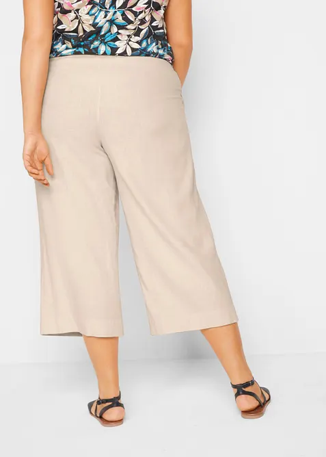 Culotte i lett linmiks, bonprix