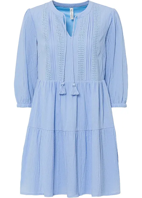 Strandkjole med blonde, bonprix