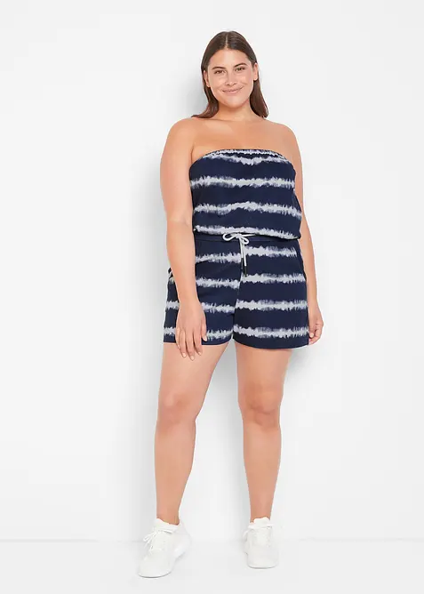 Bandeau-jumpsuit i 100% &oslash;kologisk bomull, bonprix