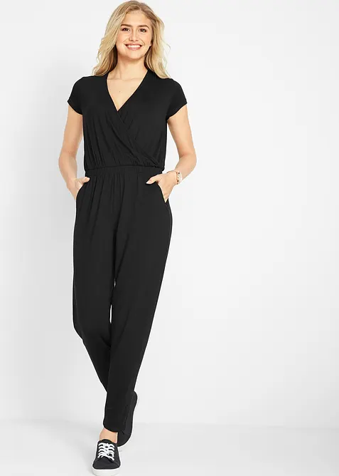 Jersey-jumpsuit i viskosemiks, bonprix