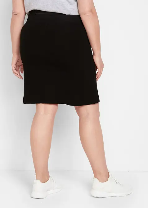 Jerseyskjørt med sykkelbukse, bonprix