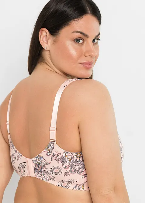 BH uten bøyle med økologisk bomull (3-pack), bonprix