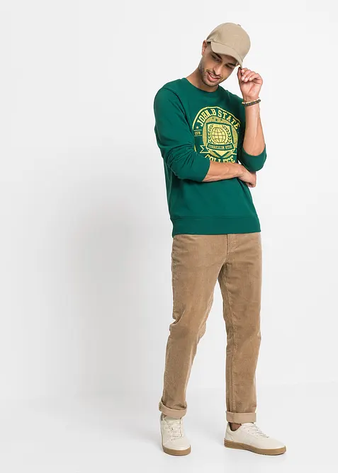 Regular Fit stretch-cordbukse med komfortsnitt, bonprix