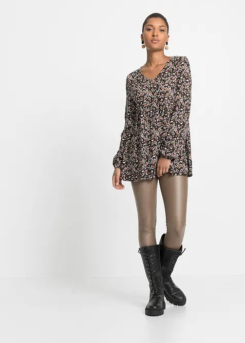 Trikotbluse av bærekraftig viskose, bonprix