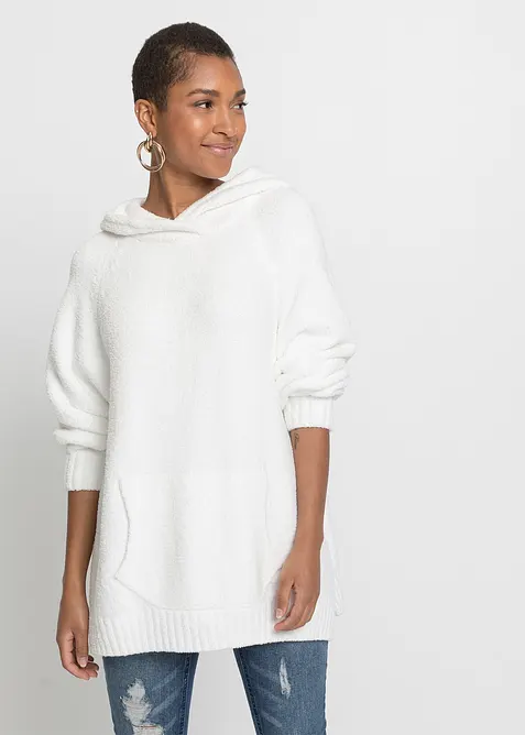 Hettegenser i pilefleece, bonprix