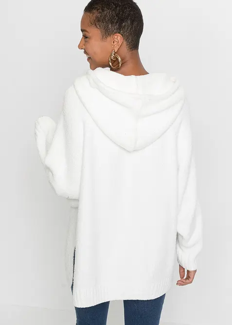 Hettegenser i pilefleece, bonprix