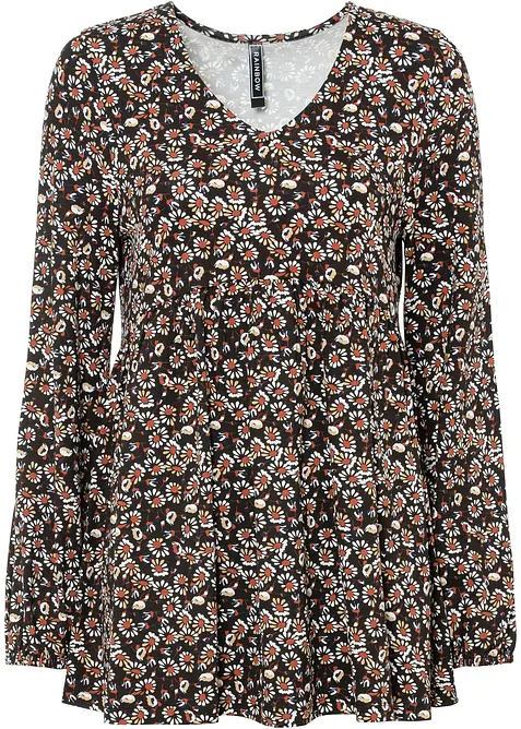 Trikotbluse av bærekraftig viskose, bonprix