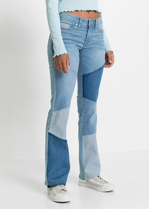 Flared-jeans Mid Waist, bonprix